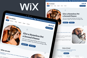 Pet Shelter - Wix Studio Website, a Wix Template by Kitteeh