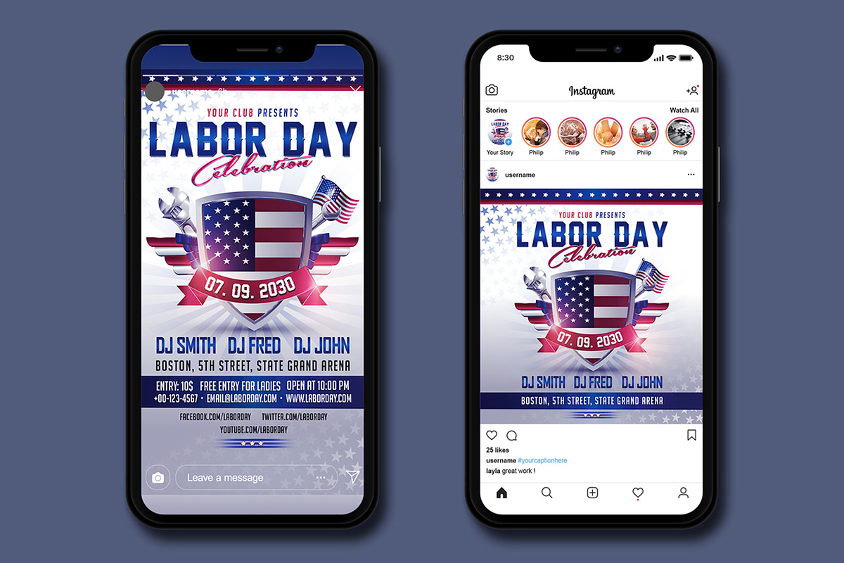 Labor Day Celebration Flyer Set, a Flyer Template by Totem Design Studio (Photo 5 of 5)