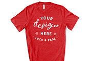 Male Bella Canvas 3001 Mockup Bundle, a Shirt Mockup by lock and page (Thumbnail 49 of 60)