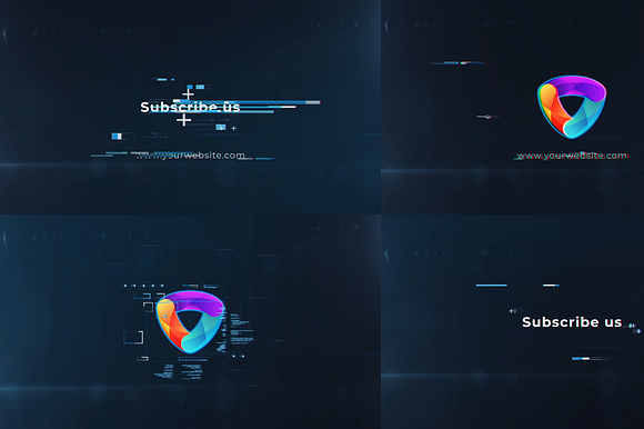 Glitch Logo For Premiere Pro preview 2