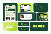 TRU - AI Powered Travel App UI Kit, an UI Kit Template by Brickclay (Thumbnail 7 of 17)