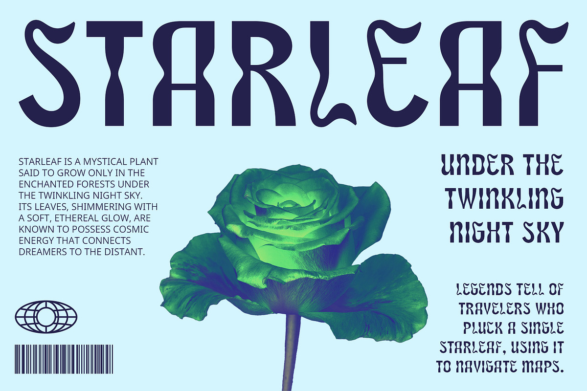 CS Roden – Psychedelic Font, a Sans Serif Font by Craft Supply Co. (Photo 6 of 8)