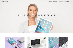 Creed Agency Portfolio HTML Template