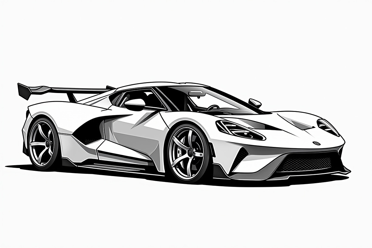 High Speed Sports Car Bundle, an Illustration by Designer_Momina (Photo 2 of 7)