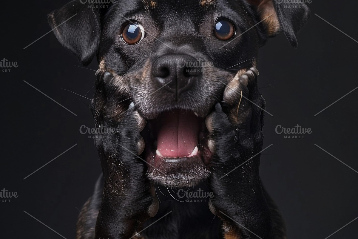 236 surprised animals, an Animal Photo by Handmadefont (Photo 17 of 241)