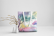 Colorful Woodland, a Background Graphic by Curve Design (Thumbnail 4 of 7)