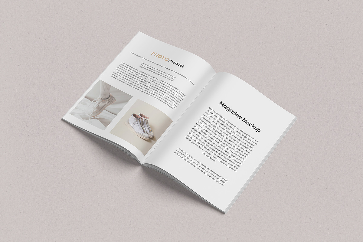 A4 Magazine Mockup, a Magazine Template by Graphicbars (Photo 3 of 11)