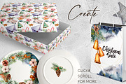 Christmas traditions Watercolor set, a Seasonal Illustration by Yuliya Derbisheva (Thumbnail 12 of 13)