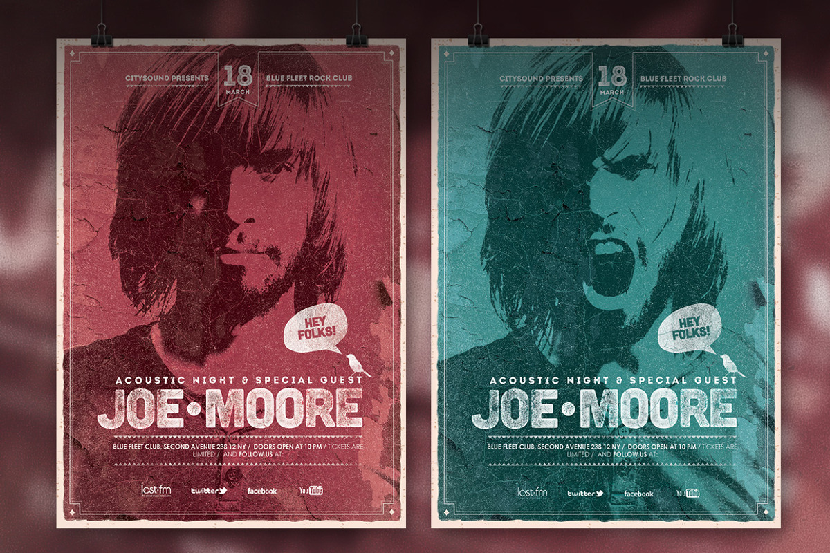 Ultimate Vintage Poster Bundle I, a Flyer Template by PuneDesign (Photo 4 of 5)