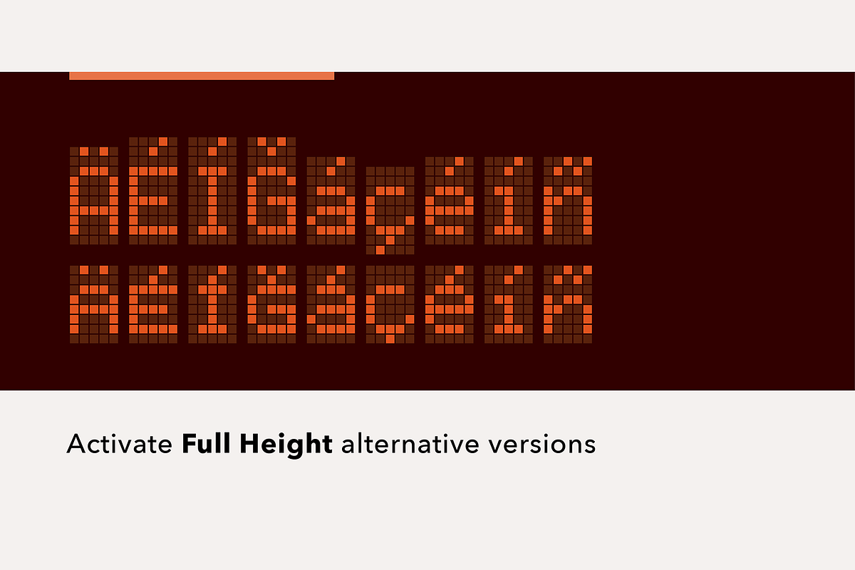LCD HD44780 - Color Pixel Font, a Font by SelfBuild Type (Photo 4 of 17)