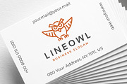 Line Smart Owl Logo, a Branding & Logo Template by Design_Planet (Thumbnail 2 of 4)