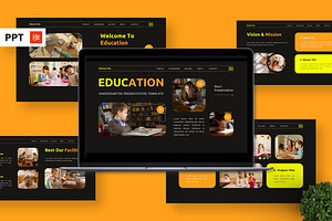 Education - Kindergarten Powerpoint, a Presentation Template by Deepslide Studio