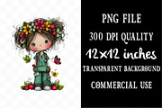 Summer Nurse Clipart, a Person Illustration by Designking (Thumbnail 4 of 5)