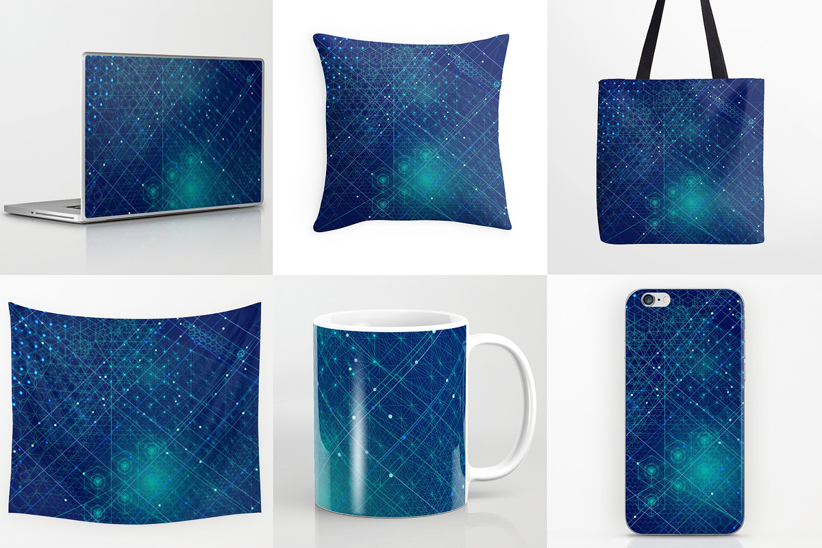 {Sacred Geometry} Raster Backgrounds, a Texture Graphic by ekaart (Photo 8 of 9)