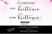 New! Brittania Script, a Script Font by Barland Design (Thumbnail 2 of 11)