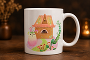 Whimsical Easter Animals PNG Set, an Animal Illustration by FaliushViktoriaArtist (Thumbnail 11 of 11)