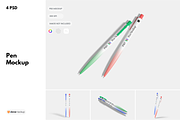 Pen Mockup, a Pens & Pencil Mockup by DSNA Mockup (Thumbnail 1 of 5)