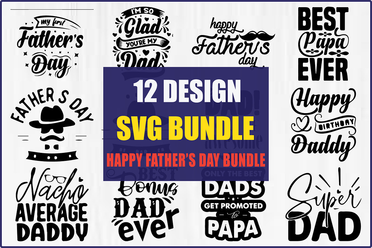 Best Dad T-Shirt Design Bundle, an Object Graphic by Creativeshirt (Photo 1 of 13)
