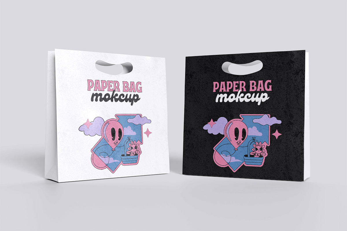 Paper Bag Mockup, a Packaging Mockup by xavier_studio (Photo 4 of 5)