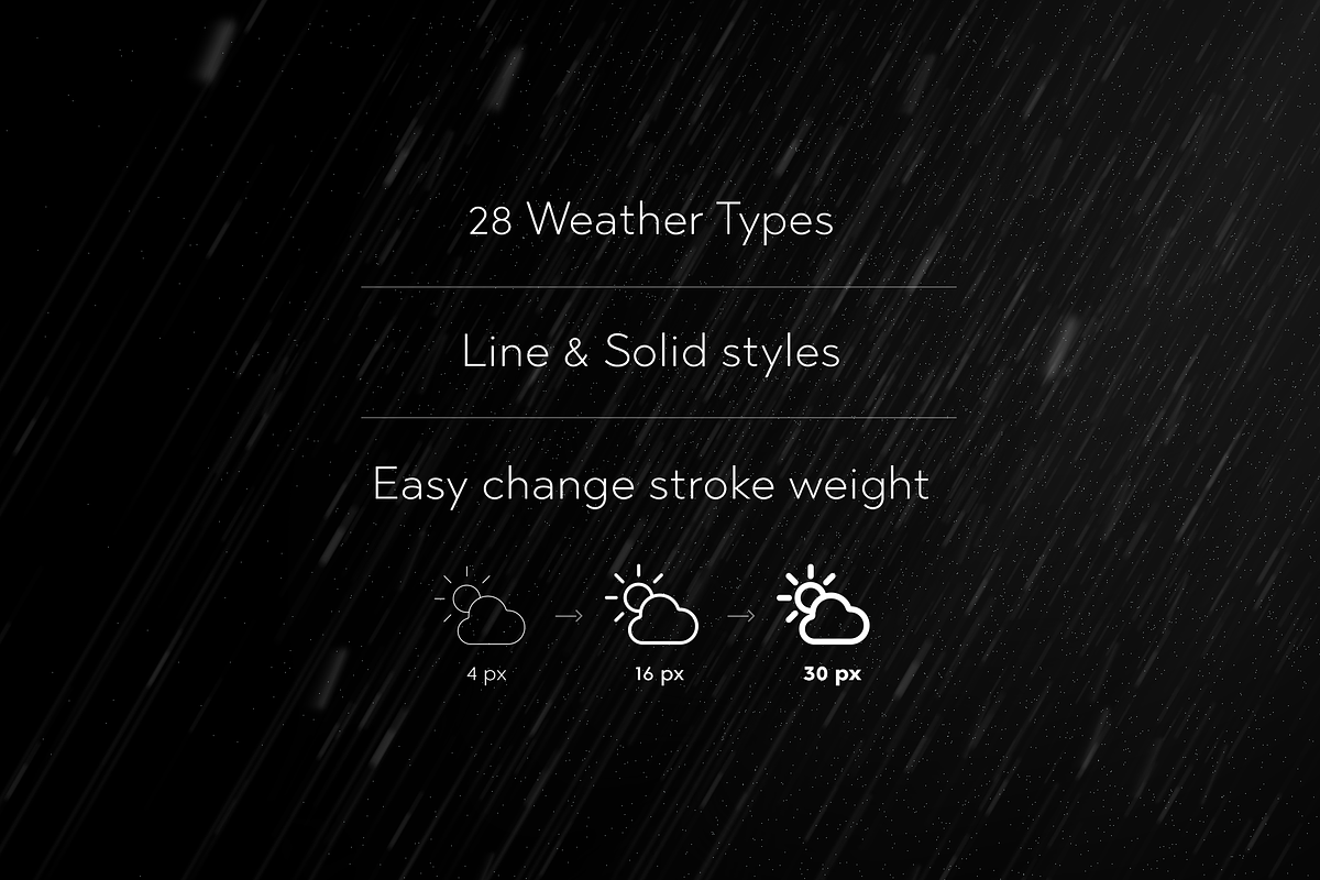 Weather Icons, a Solid Icon by Likeapples (Photo 3 of 5)