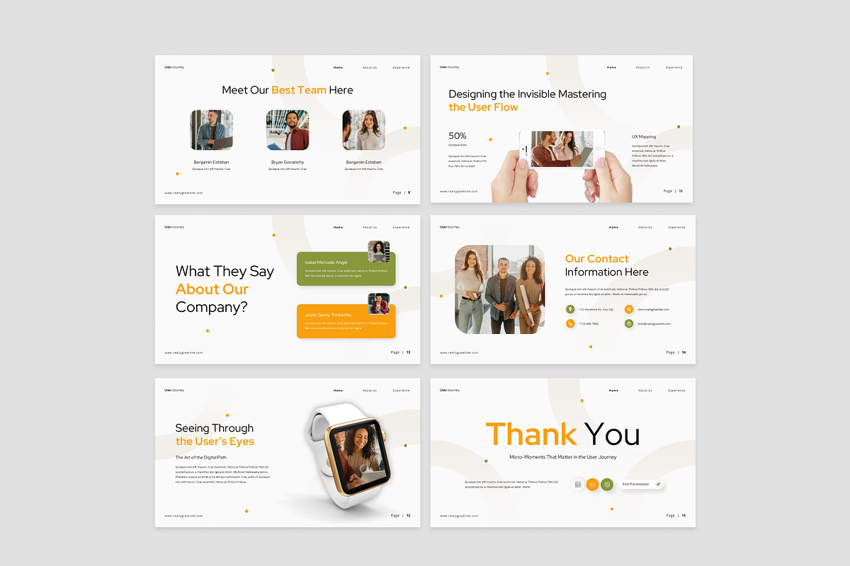 User Journey Presentation, a Presentation Template by Annora Studio (Photo 7 of 7)