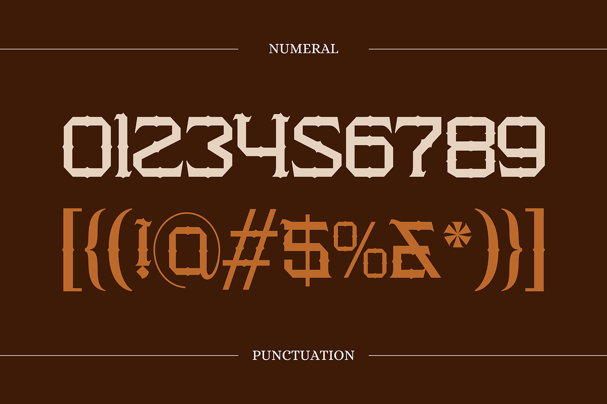 Nerog Gothic - Blackletter Logo Font, a Blackletter Font by Nirmana Visual (Photo 9 of 10)
