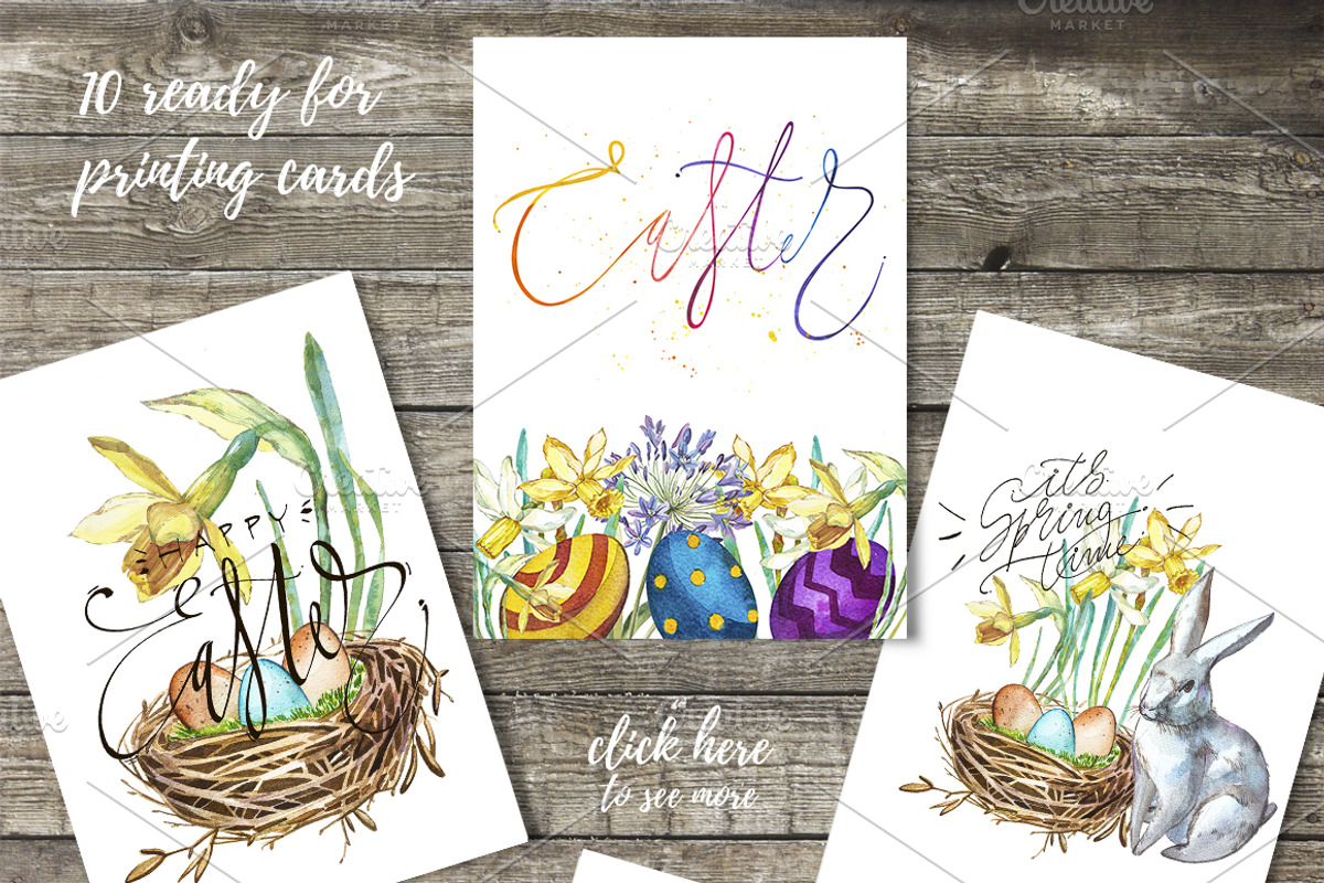 Easter set illustrations, a Decorative Illustration by Ann Astro (Photo 6 of 7)