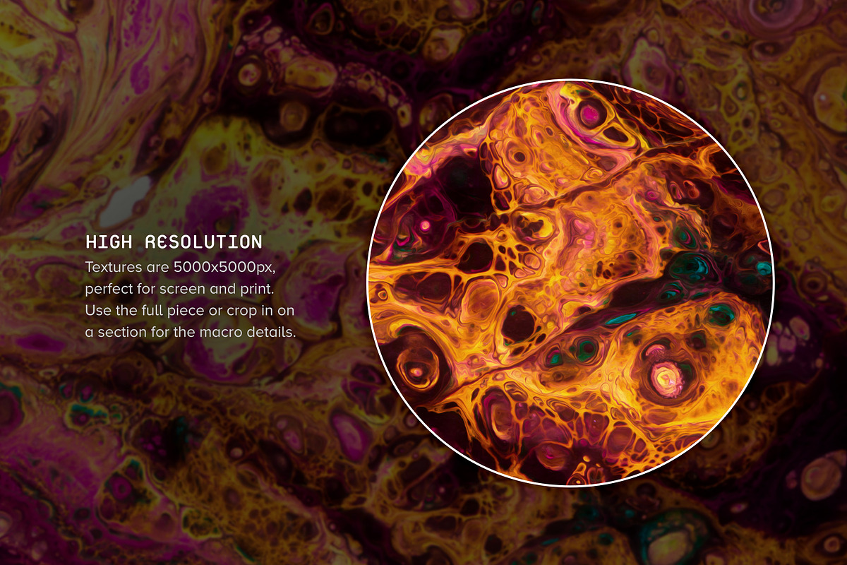 Emerge: 12 Abstract Paint Textures, a Texture Graphic by Chroma Supply (Photo 4 of 13)