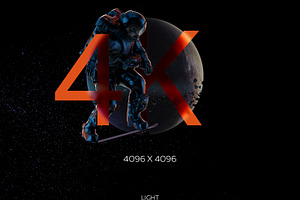 3D Mockup Space Astronaut 29