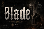 Blade — Blackletter Gothic Font, a Blackletter Font by Wow Magic (Thumbnail 3 of 4)