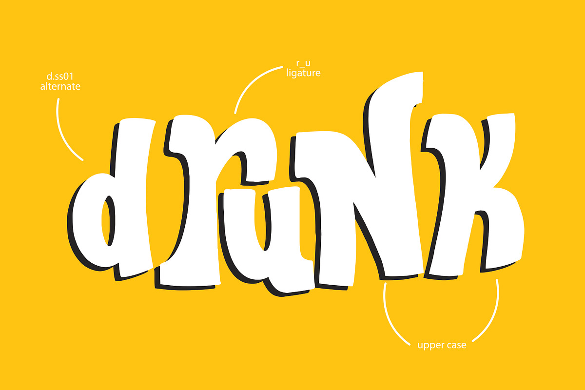 Strange Crispy, a Symbol Font by Wasabib Studio (Photo 3 of 8)