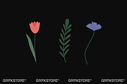 27 Flower Vector Illustrations, a Decorative Illustration by GRPXSTORE (Thumbnail 10 of 11)