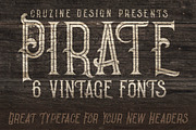 Pirate- Vintage Style Font, a Font by JumboDesign (Thumbnail 4 of 5)
