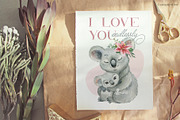 Mommy & Me. Watercolor Animals, an Animal Illustration by OctopusArtis (Thumbnail 11 of 14)