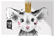 CIRCUS BABIES watercolor set, an Animal Illustration by Natali Smolova (Thumbnail 8 of 8)