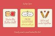 Friendly Casual Handwritten, a Handwritten Font by Haps Space (Thumbnail 2 of 8)