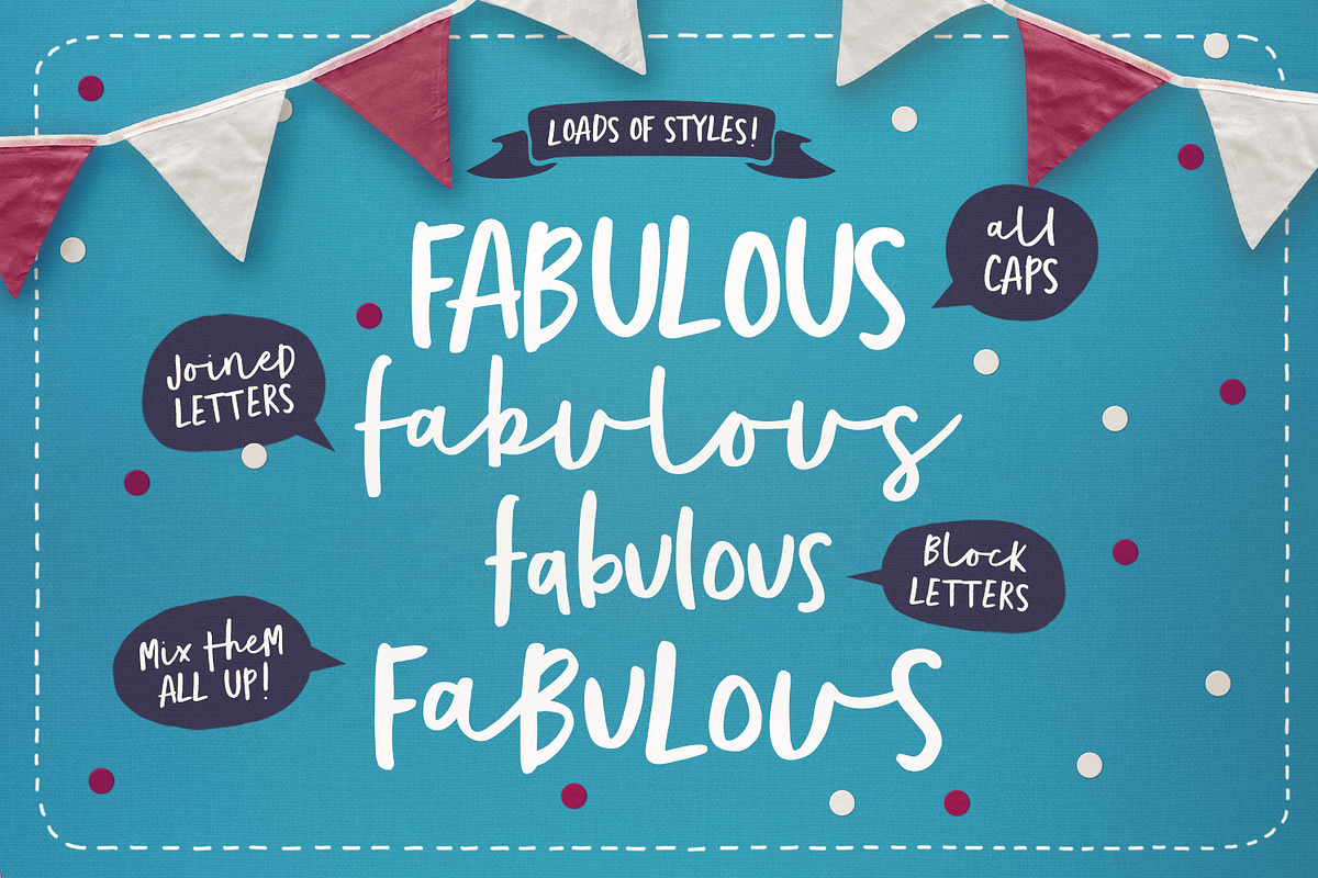 Totally Terrific Typeface preview 5