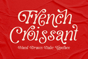 French Croissant Typeface, a Serif Font by Prioritype Co