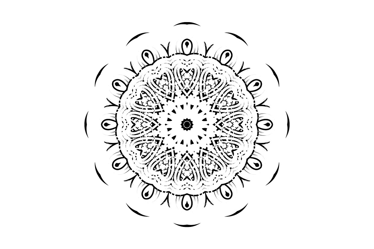 Decorative Mandala Digital Art Pack, a Decorative Illustration by NJ Himel (Photo 11 of 101)