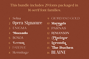 Elegant Serif Bundle, a Serif Font by Larin Type Co. (Thumbnail 2 of 18)