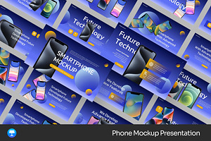 Phone Mockup Keynote Templates, a Presentation Template by Fit-tee