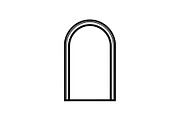 Vintage Arch Window Silhouette, a Graphic by hafijul (Thumbnail 5 of 10)