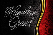 Hamilton Grand, a Script Font by Art And Sign Unlimited (Thumbnail 1 of 4)