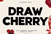 Draw Cherry, a Script Font by FreshTypeINK (Thumbnail 1 of 8)