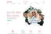 Beauty and hair Website Template, a Templates & Theme by simplywebs (Thumbnail 2 of 2)