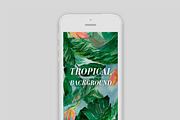 Watercolor tropical background, a Texture Graphic by Inna Vinchenko Designs (Thumbnail 2 of 3)