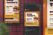 World Teachers Day Flyer, a Flyer Template by Annora Studio (Thumbnail 2 of 4)