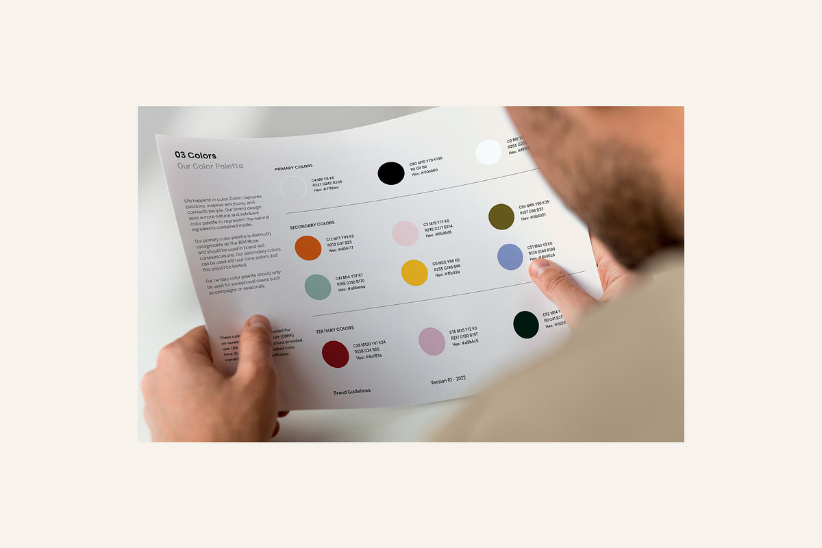 WILD MUSE / Brand Guidelines, a Brochure Template by Studio Dara (Photo 14 of 23)