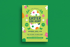 Easter Egg Hunt Event Flyer, a Flyer Template by Guuver