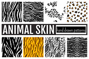 Animal skin hand drawn patterns, a Background Graphic by Julycolor (Thumbnail 1 of 3)